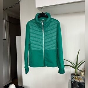 Soia & Kyo ANNICK-N ANNICK Mixed media fleece casual outdoor active jacket Sz S